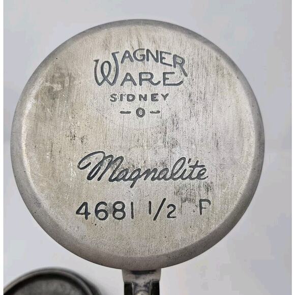Vtg Wagner Ware Sidney -O- Magnalite 4681 1/2 P Sauce Pan & Lid - Picture 4 of 5